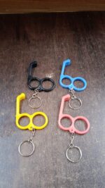2-in-1 Plastic Dual-Finger Mobile Stand cum Keyring  (1 Pc, Mixed Color) - Fabric Detail by Nari Haat, Indian ethnic ...