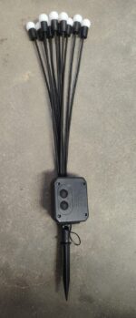 Solar LED Fiber Optic Garden Light - (1 Pc / Mix LED LIght) - Full Detail by Nari Haat, Indian ethnic wear, women clo...