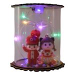 Cute LED Light Figurine Snow Globe (1 Pc) - Sleeve Design by Nari Haat, Indian ethnic wear, women clothing, designer ...