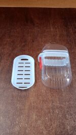 Multifunctional Soap Box with Drain Tray and Lock Clip, Sabudani (1 Pc) - Full Detail by Nari Haat, Indian ethnic wea...