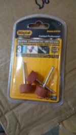 Wool Felt Polishing Buffing Wheels, Wool Felt Mounted Polishing Bits (3 Pcs Set) - Fabric Detail by Nari Haat, Indian...