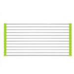 Foldable roll-up dish drying rack for kitchen sink
