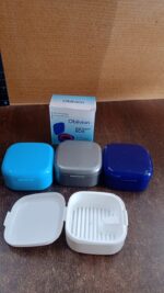 Oblivion Multi-Purpose Storage Box, DENTURE CASE (mix color & 1 Pc) - Fabric Detail by Nari Haat, Indian ethnic wear,...