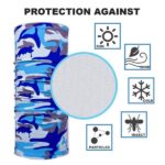 Multifunctional Unisex Neck Gaiter Headband for Dust & Sun (Multicolor) - Fabric Detail by Nari Haat, Indian ethnic w...