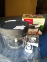 2in1 Handy Chopper And Slicer For Home & kitchen (600ML Capacity) - Full Detail by Nari Haat, Indian ethnic wear, wom...