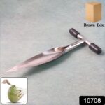 Stainless Steel Coconut Breaker Tool with Comfortable T-Handle (1 Pc) - With Dupatta by Nari Haat, Indian ethnic wear...