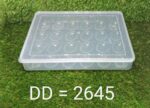 24 Grids Plastic Egg Box Container Holder Tray Fridge with Lid for 2 Dozen Egg Tray - Full Detail by Nari Haat, India...