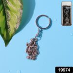 Radha Krishna Metal Keychain (1 Pc) - With Dupatta by Nari Haat, Indian ethnic wear, women clothing, designer suit