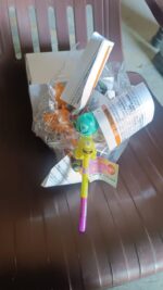 3-in-1 Ball Pen with Marker and Light Versatile Writing Tool (1 Pc) - Fabric Detail by Nari Haat, Indian ethnic wear,...