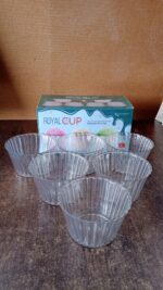 Premium Transparent Plastic Dessert Bowl Set – 6 Pieces - Fabric Detail by Nari Haat, Indian ethnic wear, women clo...