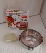 Miracle Stainless Steel Round Lunch Box, with Small Plastic Box Insert Leak Proof Lunch Box with Transparent lid, Lun...