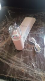 Portable Mini Facial Steamer – USB Rechargeable Nano Mist Sprayer Cute Cartoon Design - Fabric Detail by Nari Haat,...