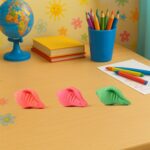 Shankh Shape Eraser Rubber (20 Pc / Mix Colour & Design) - Neckline Detail by Nari Haat, Indian ethnic wear, women cl...