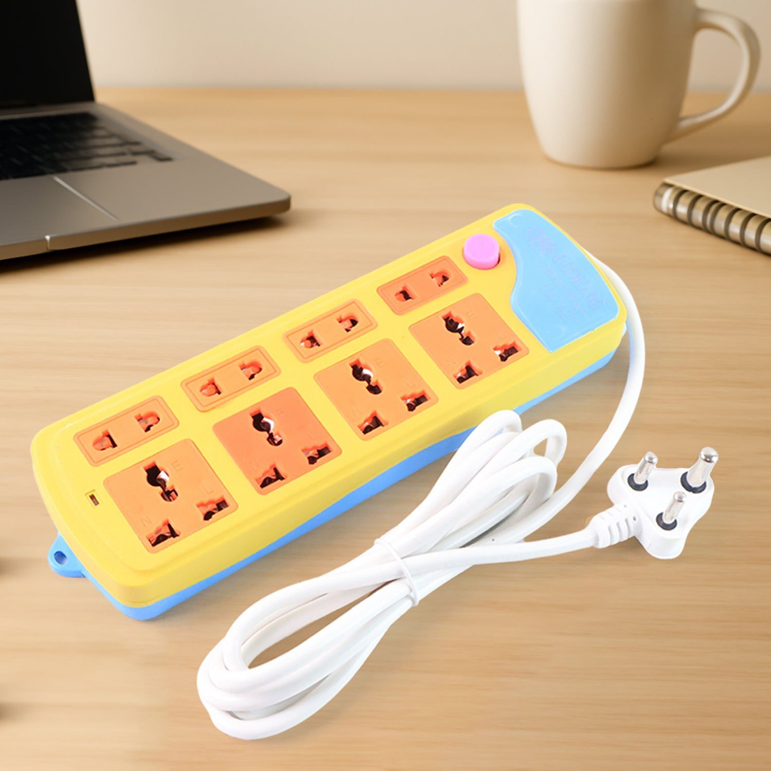 extension-board-01_0c431d84-1967-41c9-b5af-b9e30f885302.jpg Multi Socket Extension Board (8 Socket / 1 Pc) - Front View by Nari Haat, Indian ethnic wear, women clothing, designe...