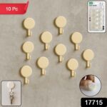 Self Adhesive Round Wall Hooks (10 Pc) - With Dupatta by Nari Haat, Indian ethnic wear, women clothing, designer suit