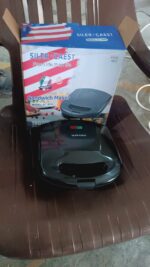 Sandwich Maker – Non-Stick Plates & Indicator Lights for Easy Home Cooking - Fabric Detail by Nari Haat, Indian eth...