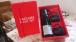 Vacuum Flask Set – Stainless Steel Thermos with 3 Cups, Approx 500ml - Full Detail by Nari Haat, Indian ethnic wear...