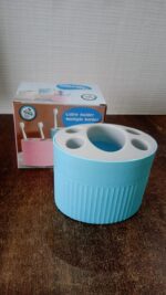 Multipurpose Bathroom Toothbrush and Utility Holder Stand with Multiple Slots (1 Pc) - Full Detail by Nari Haat, Indi...
