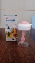 Oil Dispenser with Silicone Oil Brush (1 Pc / With Brush / 250 ML Approx) - Full Detail by Nari Haat, Indian ethnic w...