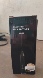 Small Electric Handheld Milk Frother with Stainless Steel Whisk (1 Pc) - Fabric Detail by Nari Haat, Indian ethnic we...