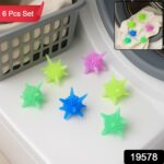 Washing Machine Laundry Reusable Soft Spiky Balls (6 Pc) - With Dupatta by Nari Haat, Indian ethnic wear, women cloth...