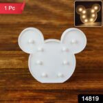 Mickey Shaped LED Decorative Night Light (1 Pc) - With Dupatta by Nari Haat, Indian ethnic wear, women clothing, desi...