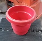 Plastic Heavy-Duty Plant Container Pot for Indoor & Balcony Garden (13cm, 1 Pc) - Neckline Detail by Nari Haat, India...