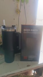 Premium 1200 ML Stainless Steel Vacuum Insulated Travel Mug Tumbler  (1200ML / 1 Pc) - Fabric Detail by Nari Haat, In...