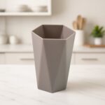 Hexagon Shape Small Plastic Drinking Glass (1 Pc) - Closeup Embroidery by Nari Haat, Indian ethnic wear, women clothi...