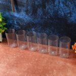 Apex Merino N’ Glass Unbreakable Plastic Drinking Glass Set (6Pc/300ml) Approx - Back View by Nari Haat, Indian eth...