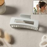 Large Stylish Plastic Hair Clip (1 Pc) - Front View by Nari Haat, Indian ethnic wear, women clothing, designer suit