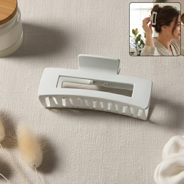 Large Stylish Plastic Hair Clip (1 Pc) - Front View by Nari Haat, Indian ethnic wear, women clothing, designer suit