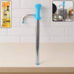 Supermom Manual Stainless Steel Oil Pump Dispenser (1 Pc) - Front View by Nari Haat, Indian ethnic wear, women clothi...
