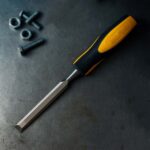 Heavy-Duty Woodworking Chisel with Ergonomic Handle (12mm / 1 Pc) - Closeup Embroidery by Nari Haat, Indian ethnic we...