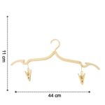 Multipurpose Foldable Cloth Hanger with Dual Clips (1 Pc) - Closeup Embroidery by Nari Haat, Indian ethnic wear, wome...