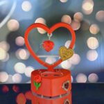 This Romantic Heart-Shaped LED Light Showpiece (1 Pc) - Back View by Nari Haat, Indian ethnic wear, women clothing, d...