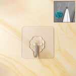 Self Adhesive Transparent Wall Hook (1 Pc) - Front View by Nari Haat, Indian ethnic wear, women clothing, designer suit