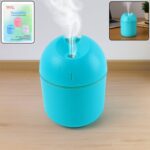 Blue USB Mini Air Humidifier for Home & Office (1 Pc) - Front View by Nari Haat, Indian ethnic wear, women clothing, ...