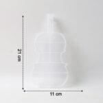 Violin Shape Plastic Storage Box (1 Pc) - Closeup Embroidery by Nari Haat, Indian ethnic wear, women clothing, design...