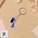 Cute Cartoon Character Acrylic Keychain (1 Pc) - Front View by Nari Haat, Indian ethnic wear, women clothing, designe...