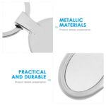 Elegant Oval Shape Metal Keychain for Personal Use - Back View by Nari Haat, Indian ethnic wear, women clothing, desi...