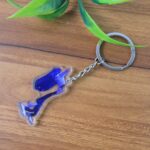 Cute Cartoon Character Acrylic Keychain (1 Pc) - Neckline Detail by Nari Haat, Indian ethnic wear, women clothing, de...