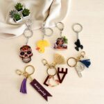 Trendy Designer Assorted Keychains (Mix Design / 1 Pc) - Front View by Nari Haat, Indian ethnic wear, women clothing,...