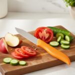 Professional Paring & Utility Kitchen Knife, Chhari (1 Pc) - Fabric Detail by Nari Haat, Indian ethnic wear, women cl...