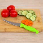 Premium Quality Multipurpose Kitchen Knife with Soft Ergonomic Handle (1 Pc) - Closeup Embroidery by Nari Haat, India...