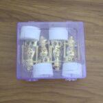 Mini Lantern-Style Flameless LED Tealights - (4 Pc) - Full Detail by Nari Haat, Indian ethnic wear, women clothing, d...