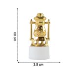 Mini Lantern-Style Flameless LED Tealights - (4 Pc) - Back View by Nari Haat, Indian ethnic wear, women clothing, des...