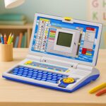 English Learner Educational Laptop Toy – 20 Learning Activities - Front View by Nari Haat, Indian ethnic wear, wome...