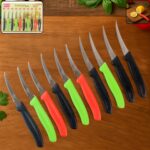 Supermom Stainless Steel Lemon Knife, Chhari (10 Pc / Set) - Front View by Nari Haat, Indian ethnic wear, women cloth...