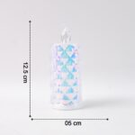 Decorative LED Candle Lights with Holographic Finish (2 Pc / Set) - Closeup Embroidery by Nari Haat, Indian ethnic we...